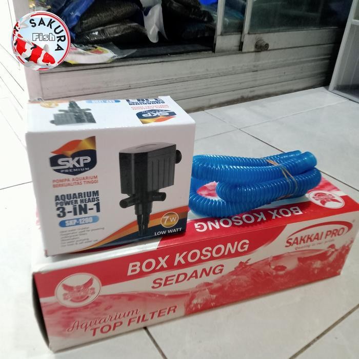 paket lengkap pompa / filterasi aquarium