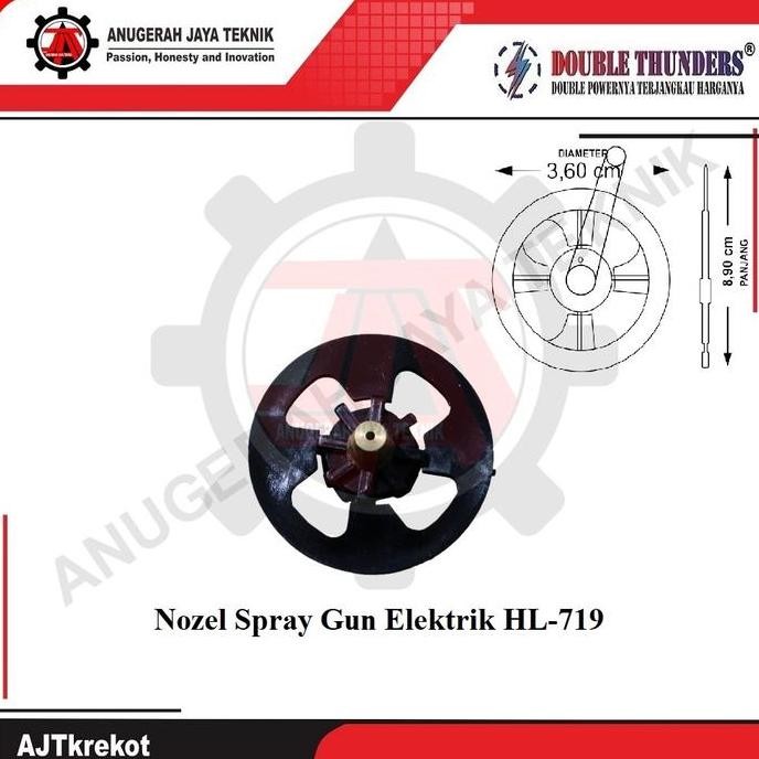 Promo Nozel Spray Gun Untuk Hl719 / Nozle 719 Cod