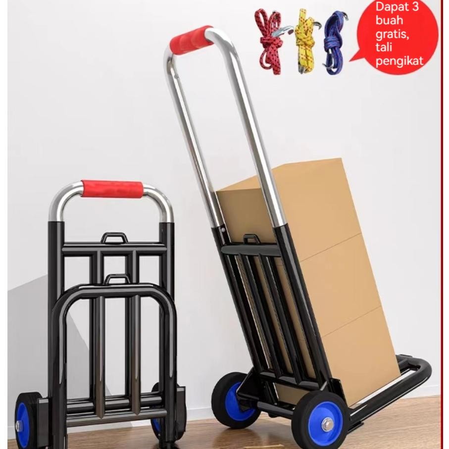 CROWHEX- Highline Troli Lipat Trolley Reaim Troli Besi Lipat Serbaguna Lipat Troli Galon Troli Besi 