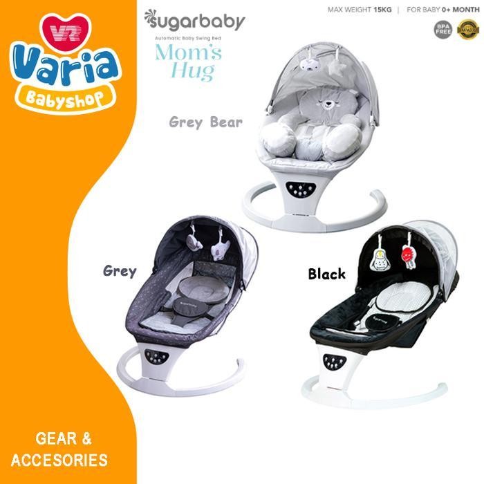 SWING BED MOMS  HUG AUTOMATIC BABY/ AYUNAN BAYI/ BOUNCER | SUGAR BABY