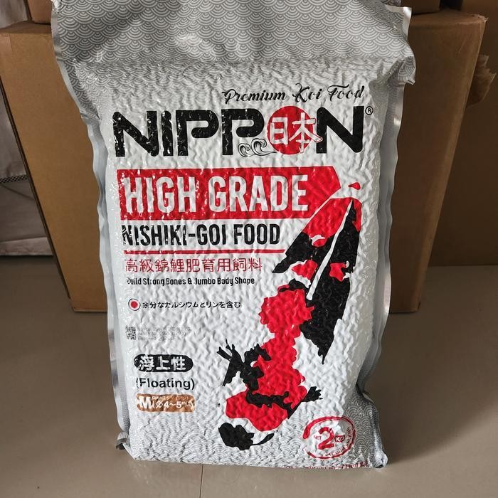 Nippon Giant Bone Size SML Pelet Koi Import Jepang