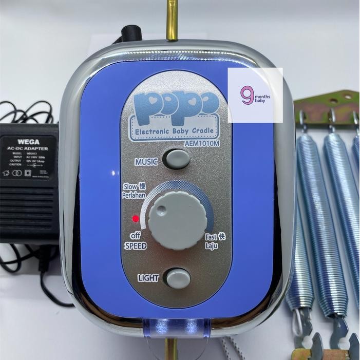 MAKASSAR Promo Ayunan Listrik/Elektrik Bayi Popo Musik + Lampu LED