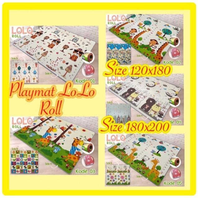 Playmat Playmate Matras Bayi Model Roll (Size 120x180)Tebal 1 cm