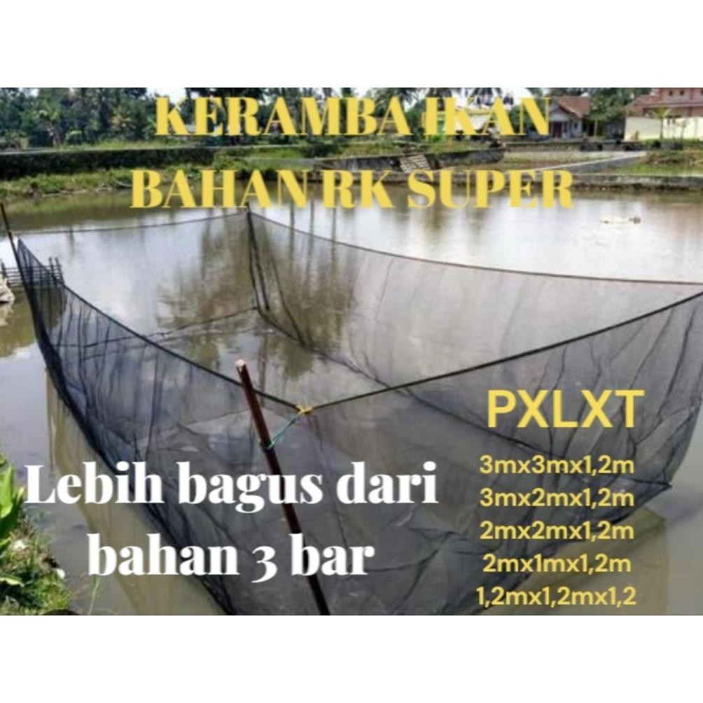 jaring budi daya ikan lele ikan nila ikan gurame jaring ikan hapa ikan siap pakai kualitas premium