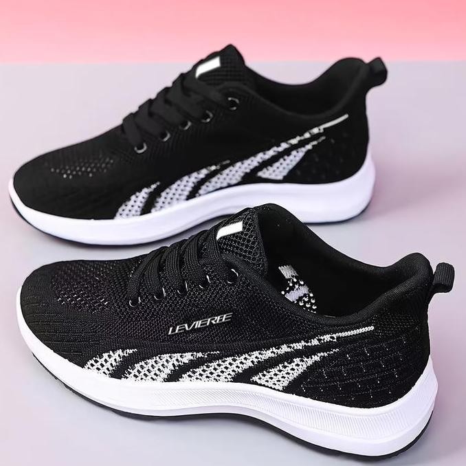 Krystal  FREE BOX Sepatu Sneakers Wanita Sepatu Sport Wanita LV0325