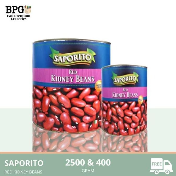 Saporito Red Kidney Beans 400 gr & 2,5 kg