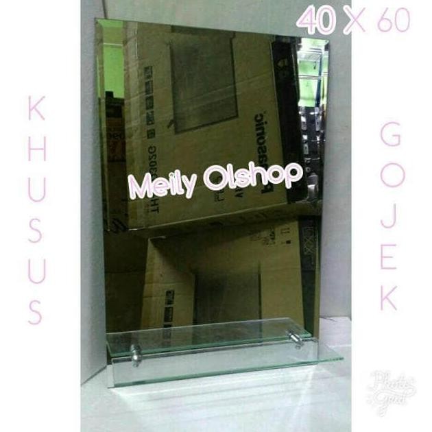 Kaca Kamar Mandi/ Cermin Wastafel/ Cermin Kamar Mandi (Gojek)