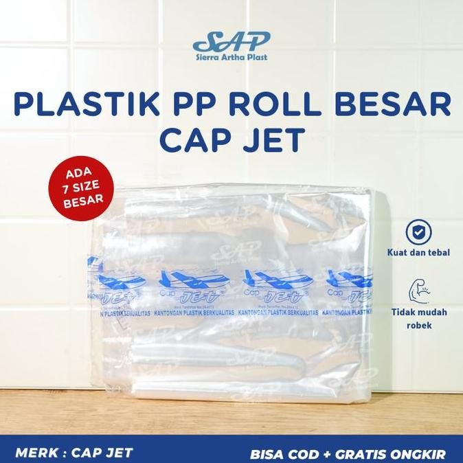 Pp Roll Merk Jet Khusus Laundry Tebal 002 Pp Roll Untuk Dry Clean Laundry