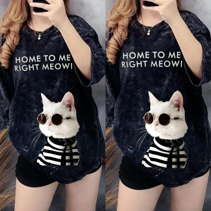 Promo KAOS WANITA BANGKOK TERSEDIA UKURAN STANDAR DAN JUMBO BAHAN KATUN IMPORT TEBAL STRETCH 1436EB 