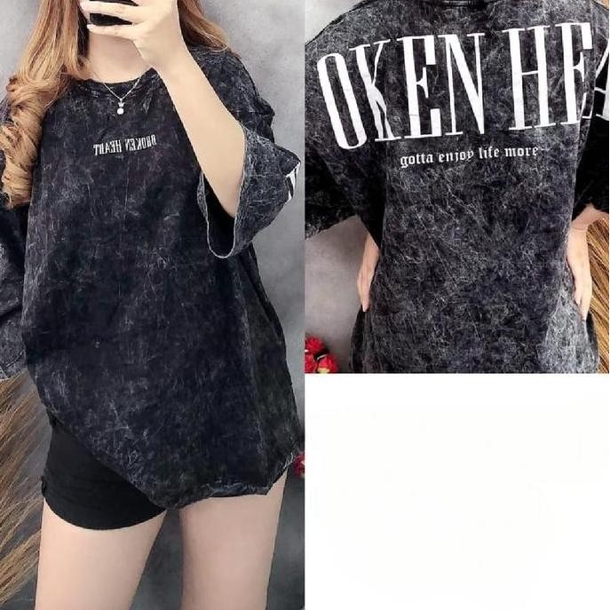 Promo KAOS WANITA BANGKOK TERSEDIA UKURAN STANDAR DAN JUMBO BAHAN KATUN IMPORT TEBAL STRETCH A0504 C