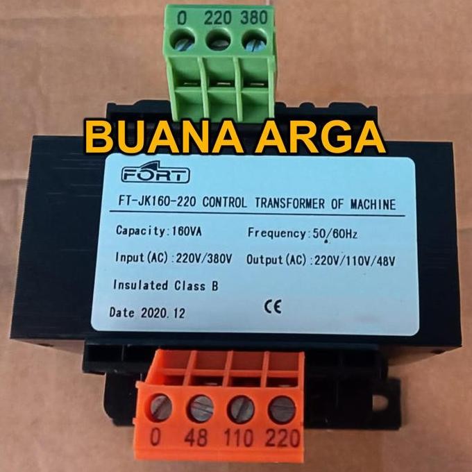 Multi Trafo Step Down 160 Va - Output 36V/24V/12V - Ft-Jk160-36