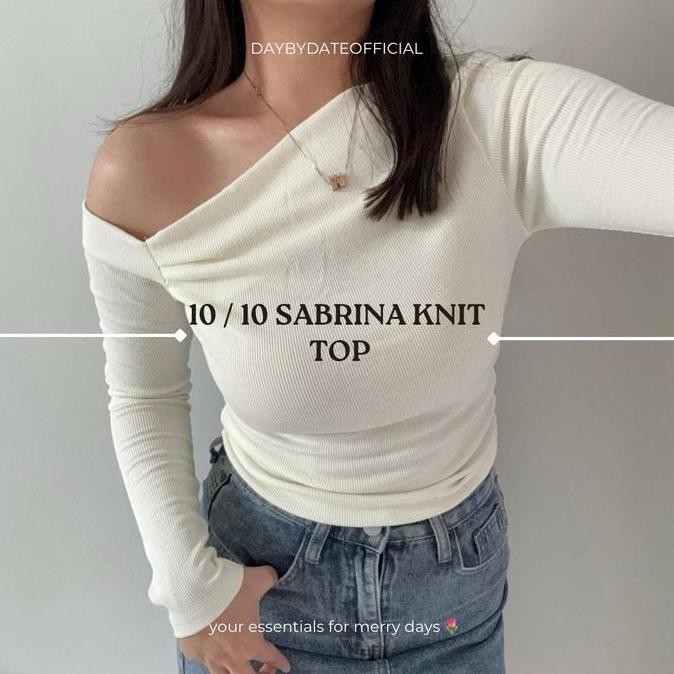 Promo 10 / 10 Sabrina Knit Top | Daybydate | Off Shoulder Top Sabrina Knit Top Off Shoulder Knit Top