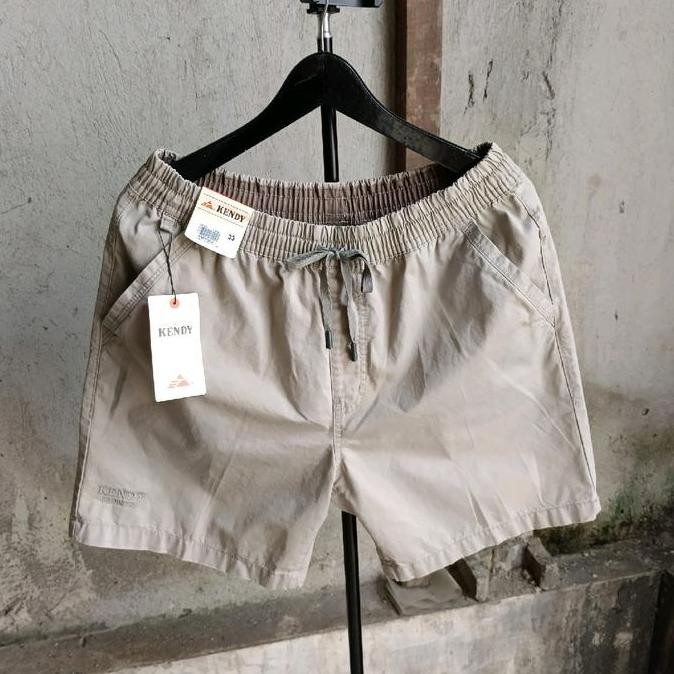 Promo CELANA KENDY PENDEK PRIA PINGGANG KARET PRIA COD