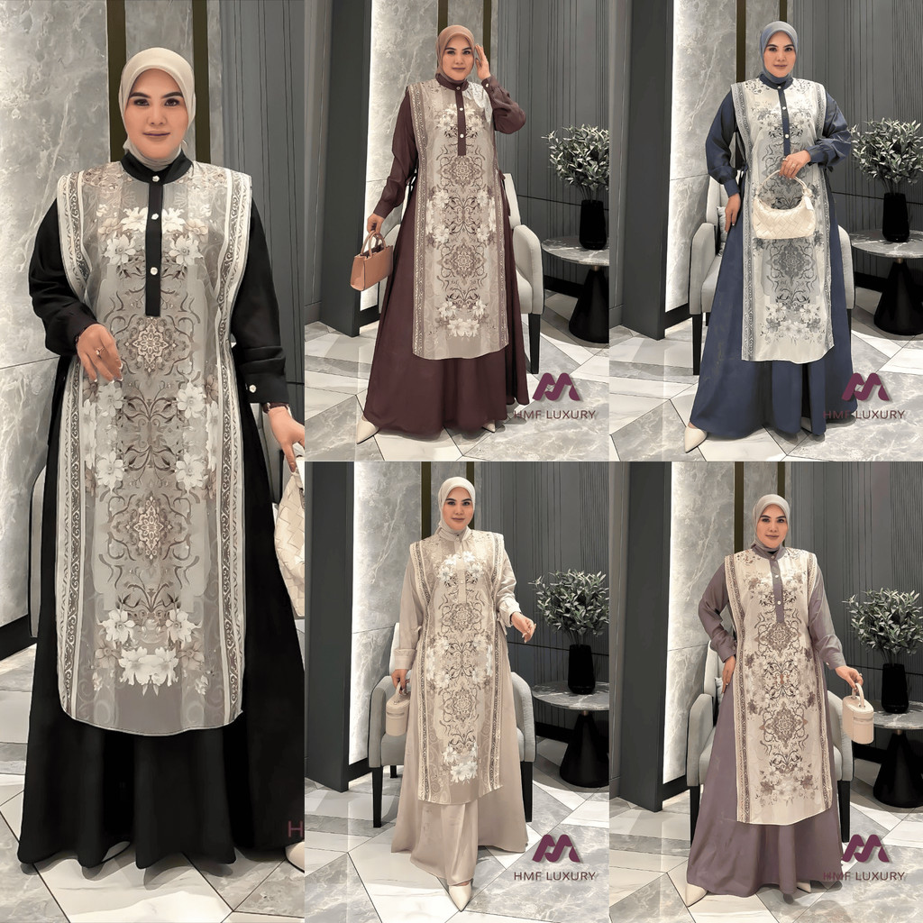 LuxuryFashion READY GAMIS DRESS WANITA SONIA BY HMF LUXURY BEST SELLER