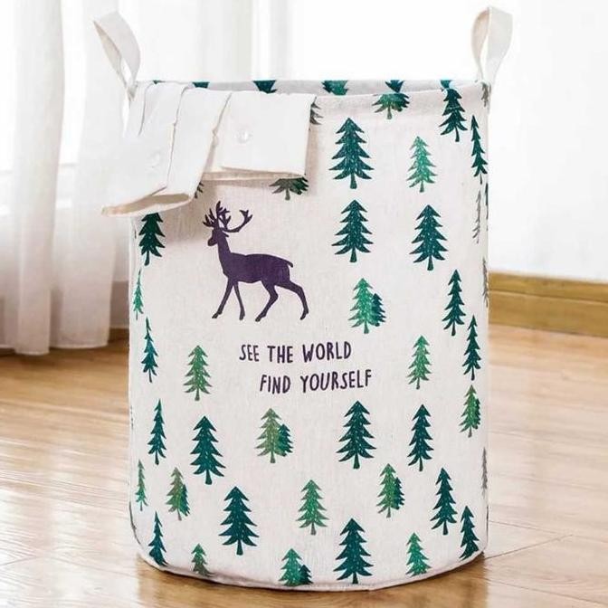 Tas Dan Keranjang Loundri Baju Pakaian Kotor Serbaguna - Tempat Baju Bersih/Kotor Dan Mainan Anak