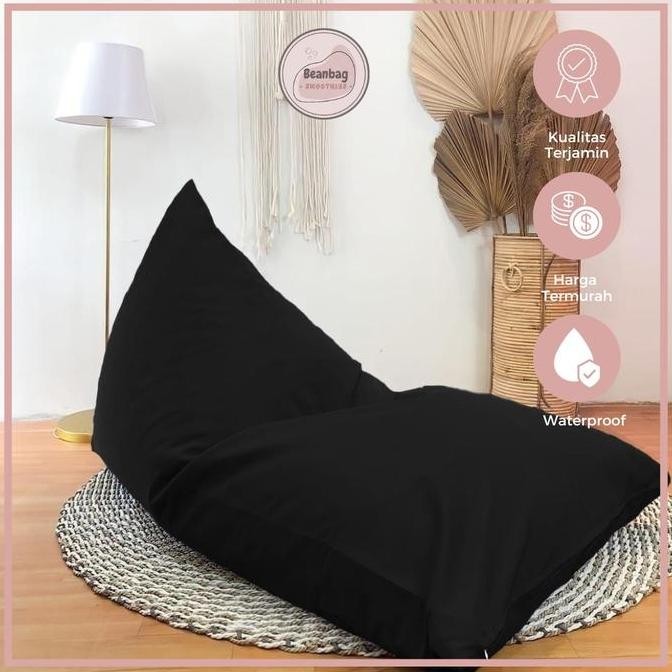 Bean Bag Waterproof Triangle Size Large COVER ONLY Kualitas Import