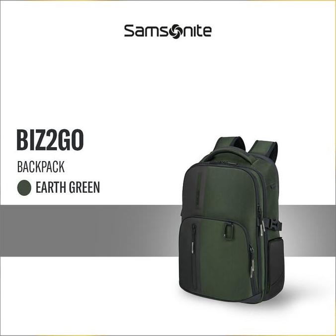 Samsonite Biz2Go Backpack 15.6" Daytrip - Earth Green