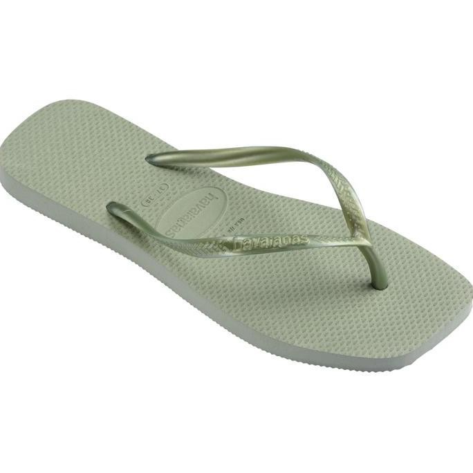 Havaianas 1156 Slim Square - Smoke Green - Sandal Wanita