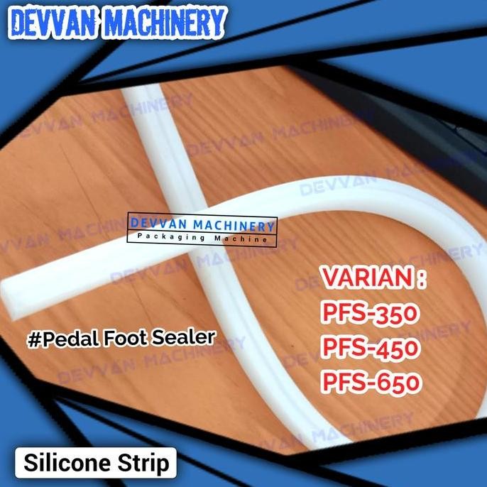 Silicone Strip Bantalan Press Pemanas Sealer Pfs-350 Pfs-450 Pfs-650