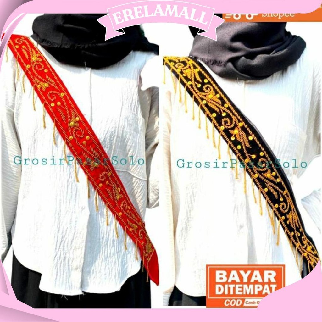 Selempang Aksesoris Tari Atau Panah/ Srempang / Ori