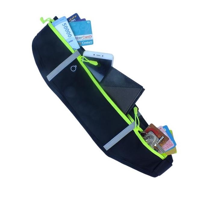 Premium Tas Pinggang Hp Sport Running CJ Lari Jogging Olahraga Travel Tipis Promo