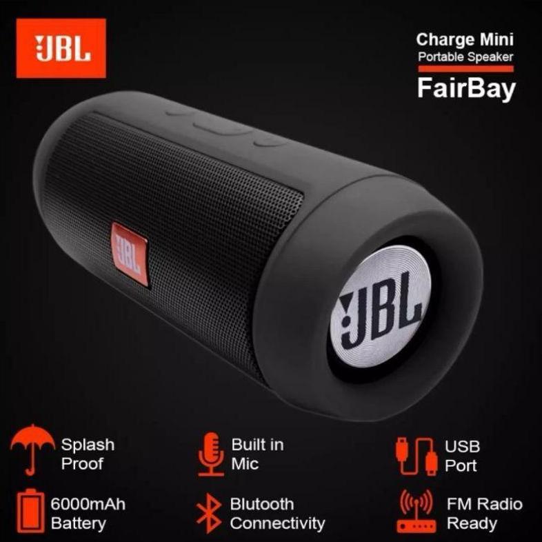 JBL Speaker Bluetooth Charge mini 2 J006 Wireless Portable Speaker Aktif JBL ChargeMini2 Super Bass