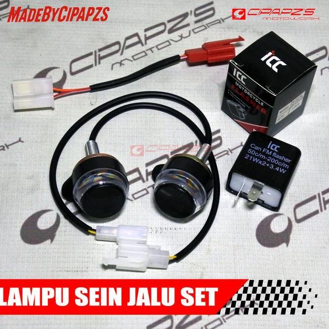 // Lampu Sein Led Jalu Stang Lampu Sein Belakang Motor Cipapzs Motowork //