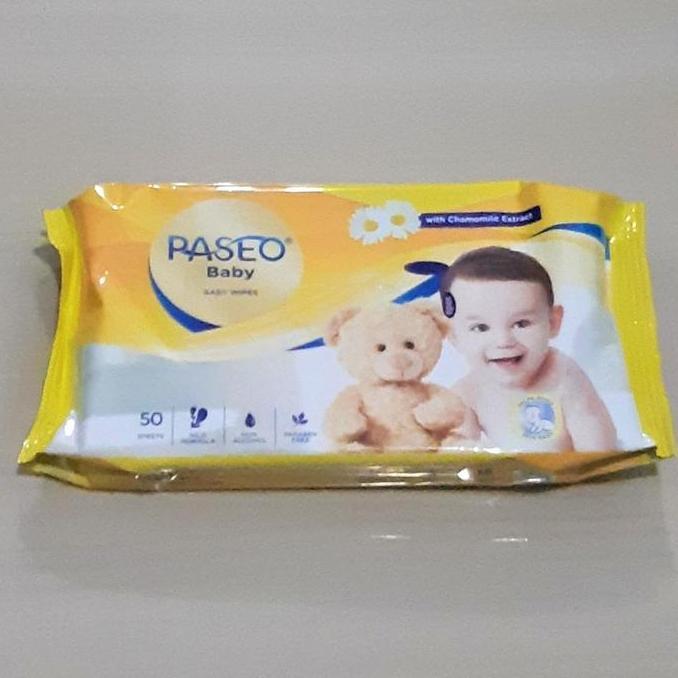 Babe- 1 Dus - Tisu Basah Paseo Baby Wipes 50S