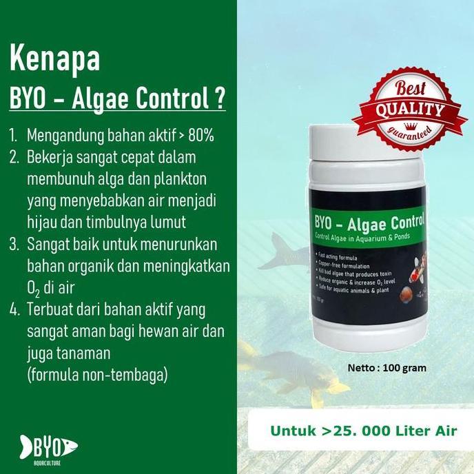 ANTI ALGA, ANTI ALGAE, ALGAE REMOVER, ANTI LUMUT / BYO-ALGAE CONTROL