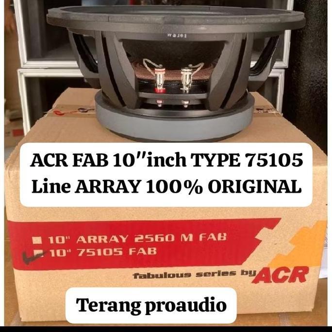 SPEAKER SPIKER SPEKER ACR FABULOUS 10 INCH 75105 300-600WAT  SPUL COIL 3" IN ORIGINAL