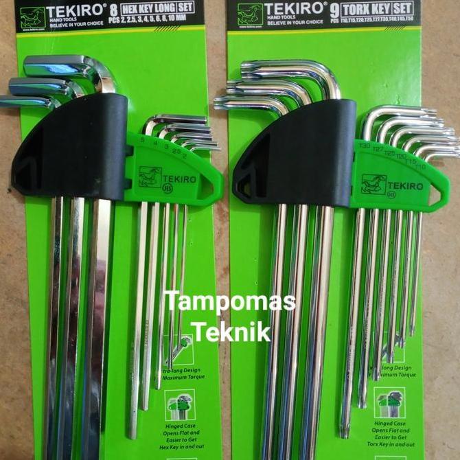 Kunci L Tekiro 2 Set Kunci L Bintang Paket Kunci L Biasa