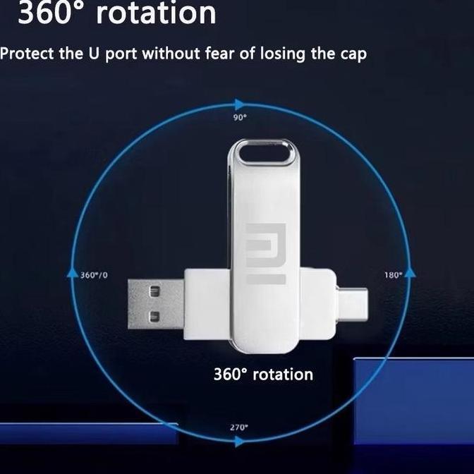 Xiaomi Flashdisk Type C 2in1 Drive USB OTG 1TB 2TB High speed storage Flash Drives with Micro Adapte