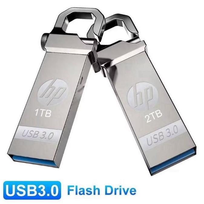 Flashdisk HP 2 TB Flash Drive 2TB Flashdisk Metal Waterproof High speed U Disk USB 3.0