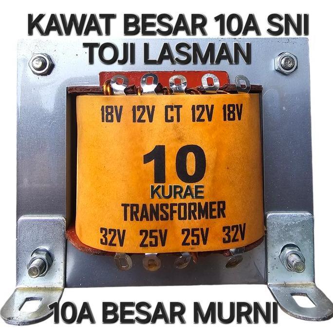 10A 32V TRAVO TRAFO TEMBAGA 10 A AMPERE CT BESAR MURNI 32V CT 32V 32 V TRANSFORMATOR SIMETRIS  INPUT