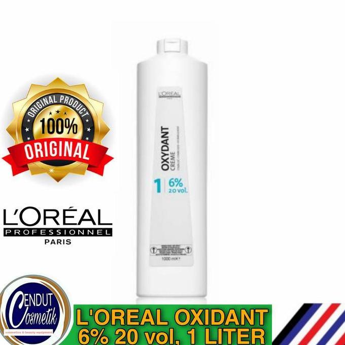 Curto - L'Oreal Oxydant 1L, 6% | 20 Vol, Campuran Cat Rambut / Bleaching Peroxide Pewarna Cairan