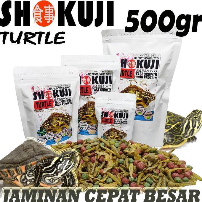 Deepanim- 500Gr Shokuji Makanan Res Brazil Pelet Kurakura Air Ambon Cst Monbi Razor Piput Pelet Kura