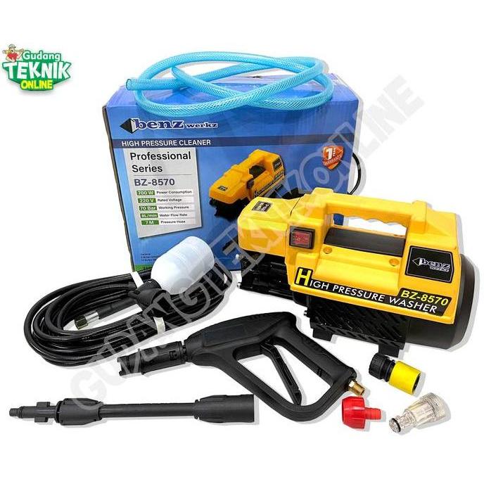 KAULANO Mesin Cuci Motor Mobil Steam BENZ BZ8570 / Jet Cleaner Listrik Steam Cuci Motor Mobil BZ 857