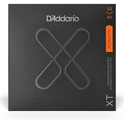 D'Addario XT Phosphor Bronze Acoustic Strings, Extra Light,10-47,BMJ