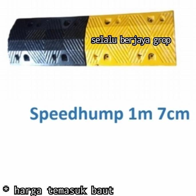 Speed Hump/ Polisi Tidur Rubber 1Mx 7Cm