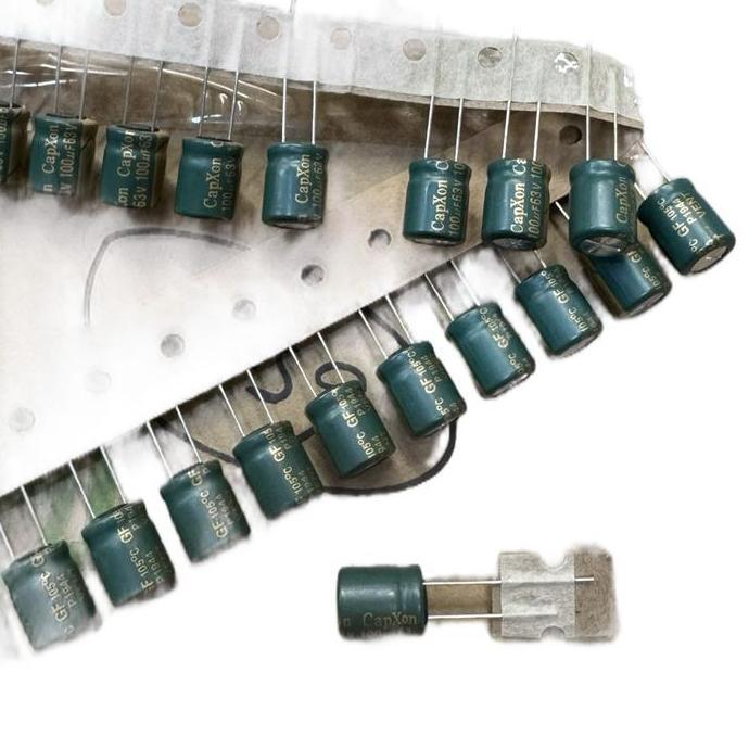 CAPACITOR ELCO 100UF 63V AND ELKO 100UF 63VOLT RENTET ELCO 100UF 63V WEK99