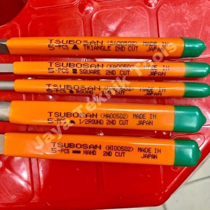 Tools- Kikir Besi Tsubosan Set 5 Pcs 2Nd Cut 005