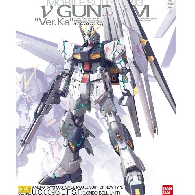 Promo Bandai Gundam MG 1/100 Nu Ver. Ka - MG RX-93 Diskon