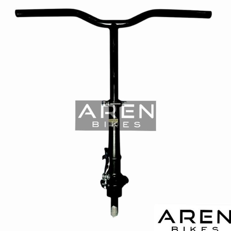 HANDLEPOST 22.2 SEPEDA LIPAT SELI HANDLE POST TIANG STIR STANG MINION STANDAR BESI HITAM PENINGGI ST