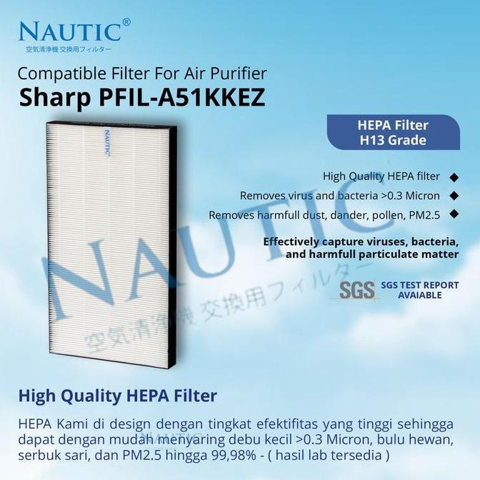 Aice- Filter Sharp Untuk Fp-J80Y-H Fp-J60Y-H Fp-J60Y-W Fp-J80Y-W Fz-J80Hfe