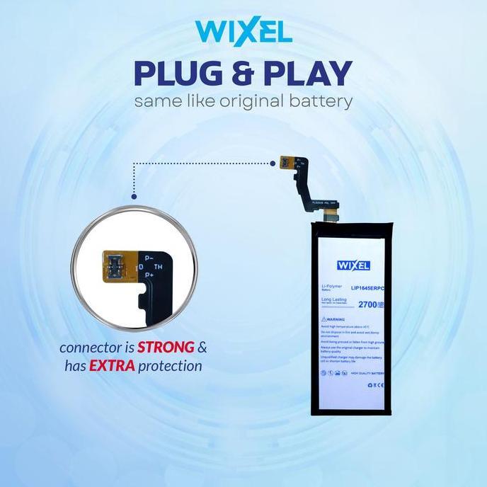 Case- Wixel Baterai Compatible For Xperia Xz1 Docomo Au Sov36 So-01K Lip1645Erpc Double Power Real C