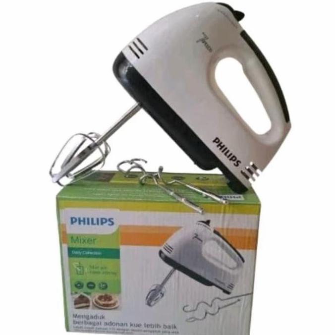 Chen- Philips Hand Mixer Mini Hr-1552 Pengaduk Adonan Kue Serbaguna Bergaransi Resmi Hr-1552 Philips
