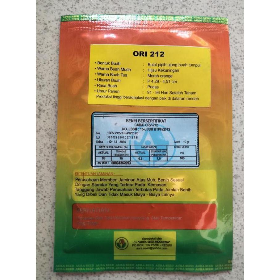 Promo Benih Cabe Rawit Ori 212 - Bibit Cabe Rawit Ori212 - Crm Ori 212 Cod