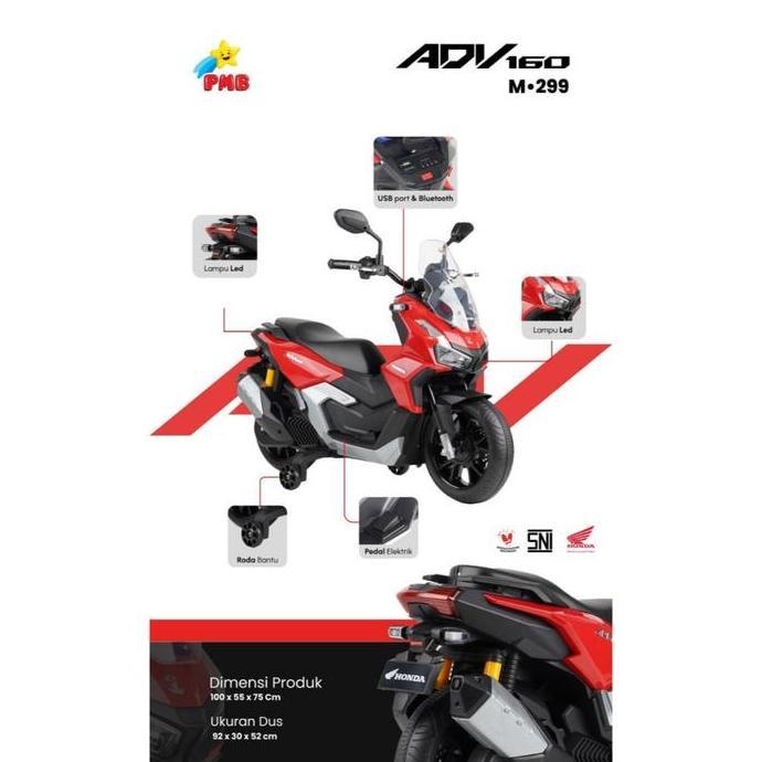 PMB MOTOR AKI M-299 ADV160 6V-7AH