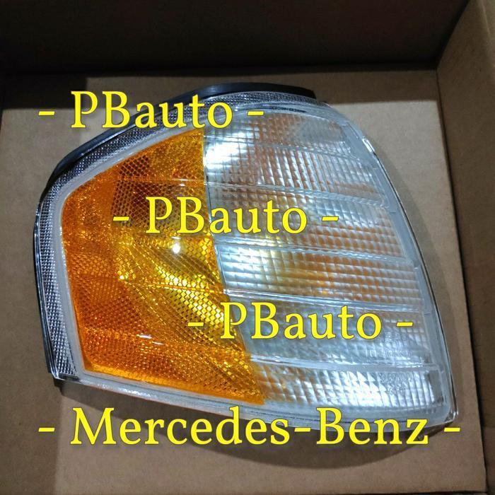 Set 2Pcs Lampu Sen Usa Putih Kuning ( Sein ) W202 Us Style Kiri Kanan / Left Right Model Amber White