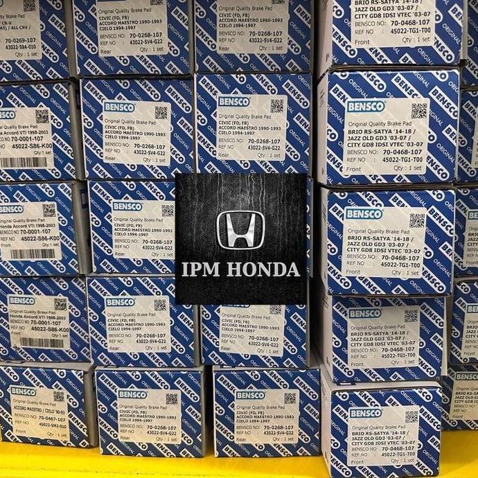 04465-02310 / 04465-Yzzr3 / 04465-02220 Brake Pad Kampas Rem Depan Toyota New Altis 2006 2007 2008 2